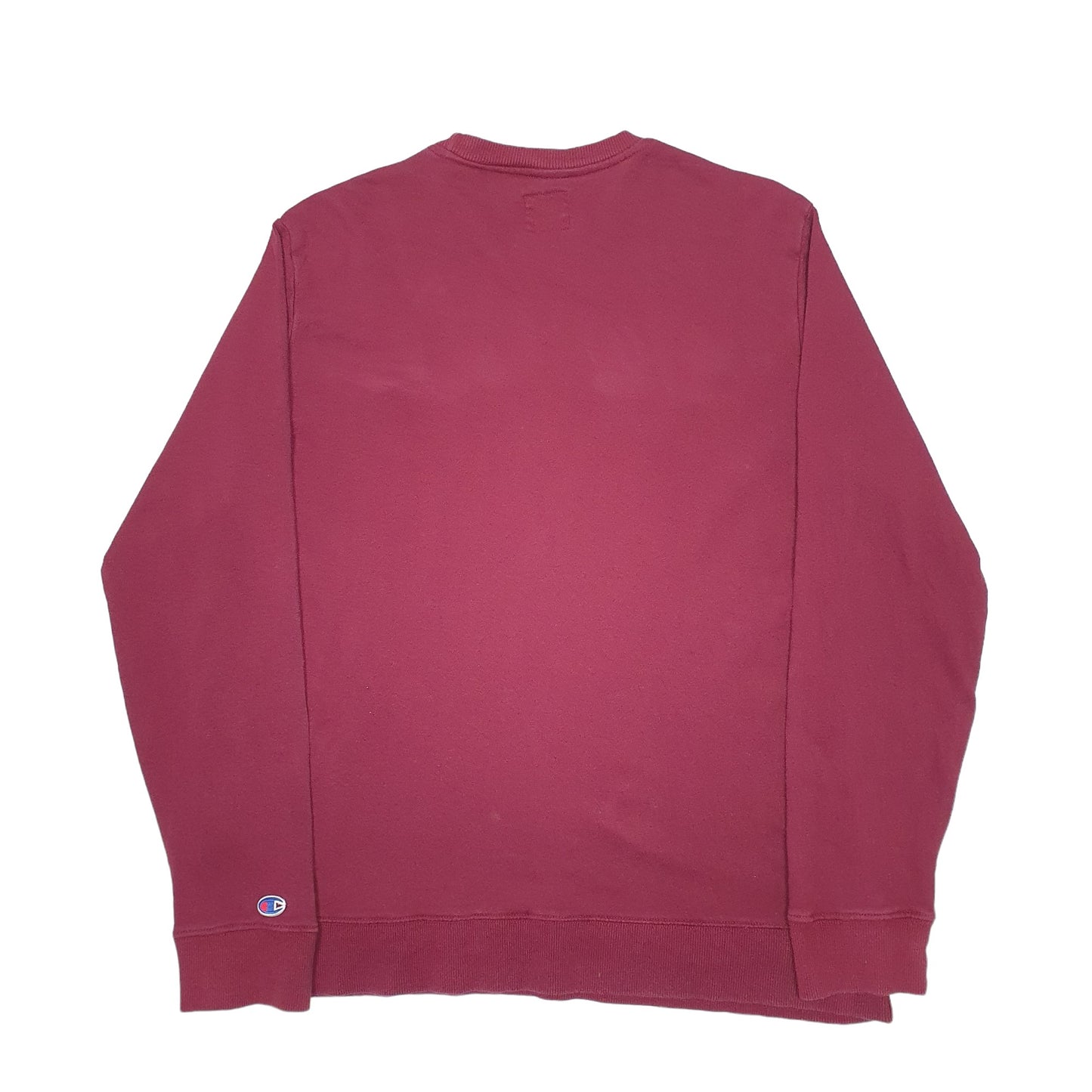 Mens Burgundy Champion  Crewneck Jumper