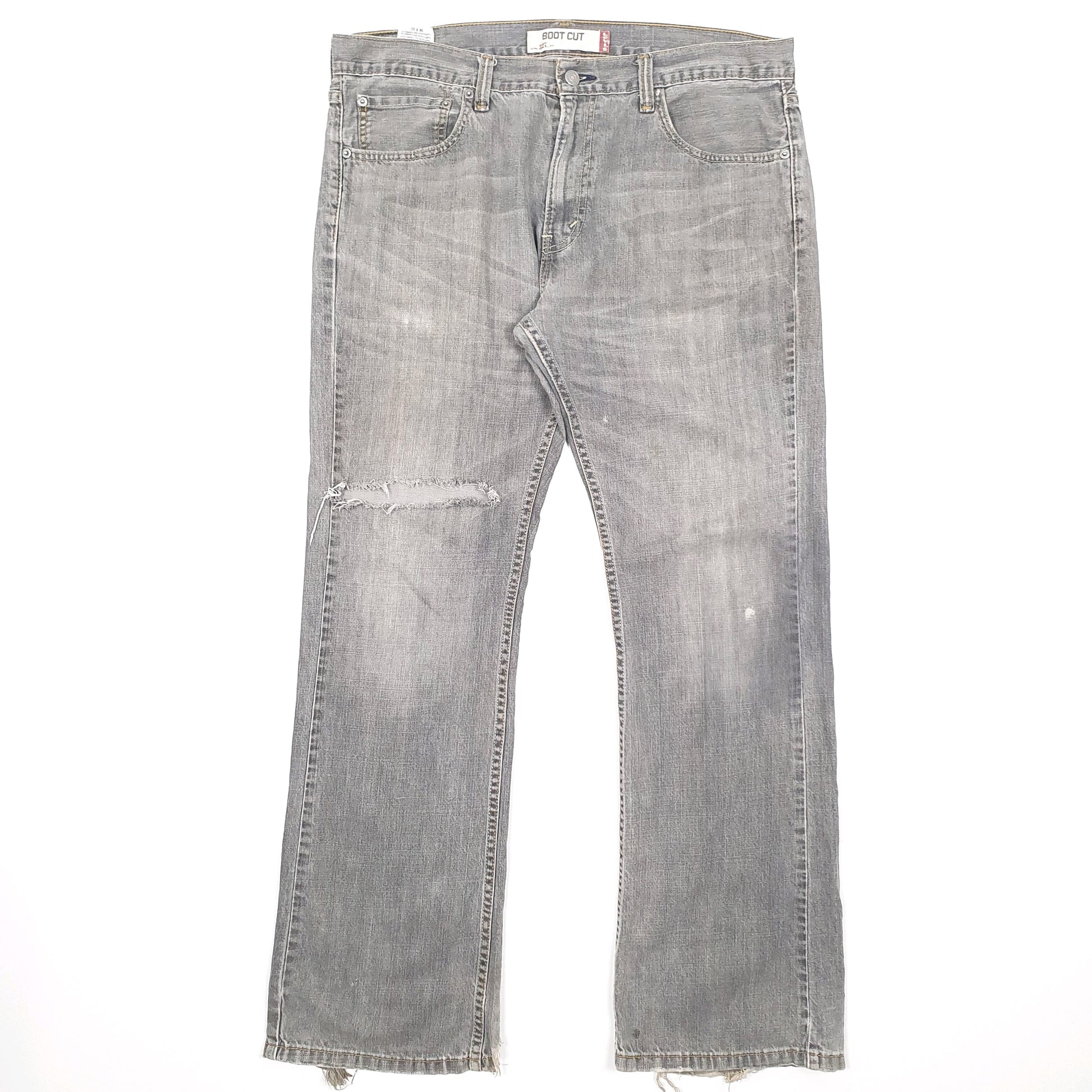Levis 527 Bootcut Fit Jeans W32 L32 Grey