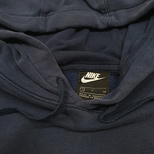 Mens Navy Nike Baker Demonstration School Wilmette USA Hoodie Jumper