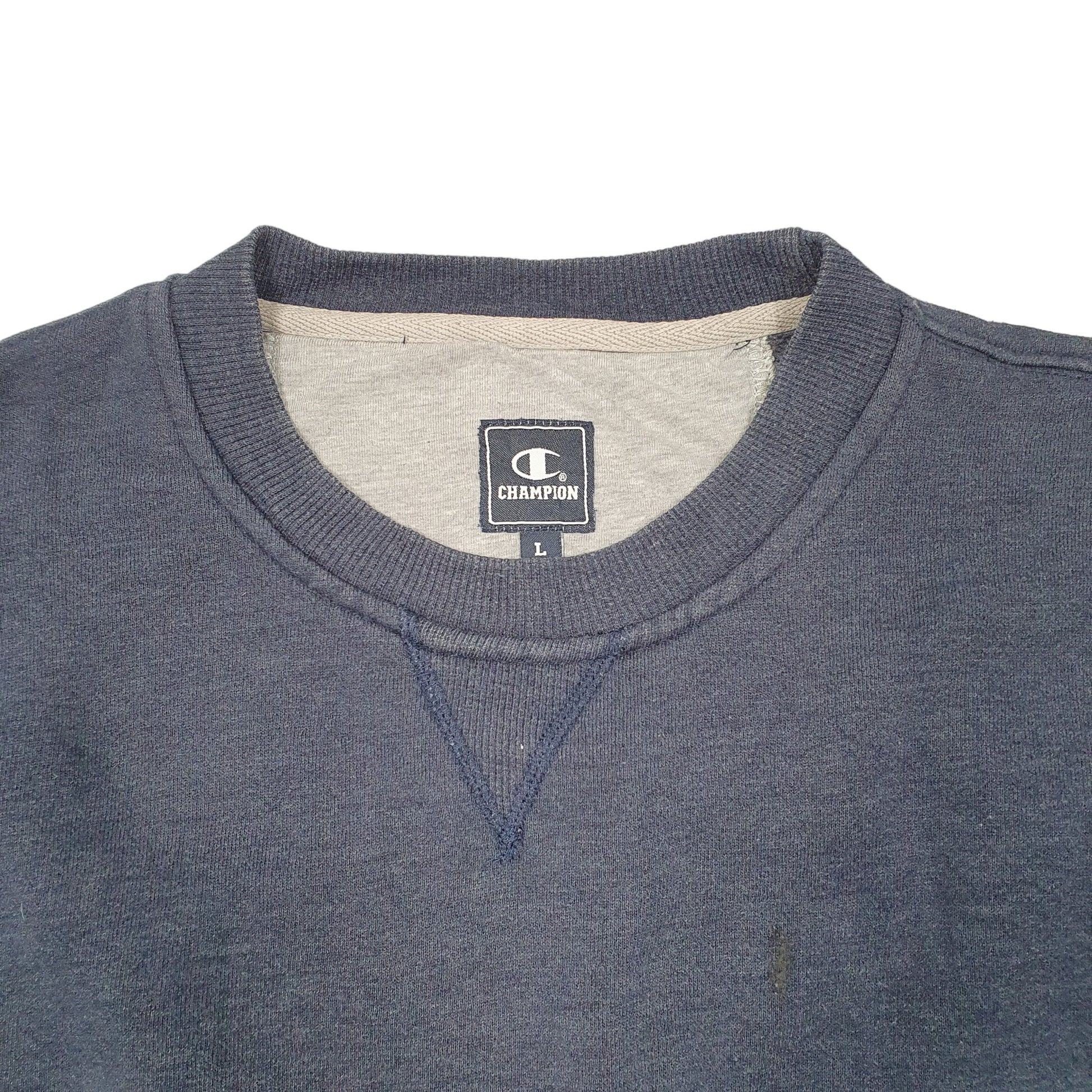Mens Navy Champion  Crewneck Jumper