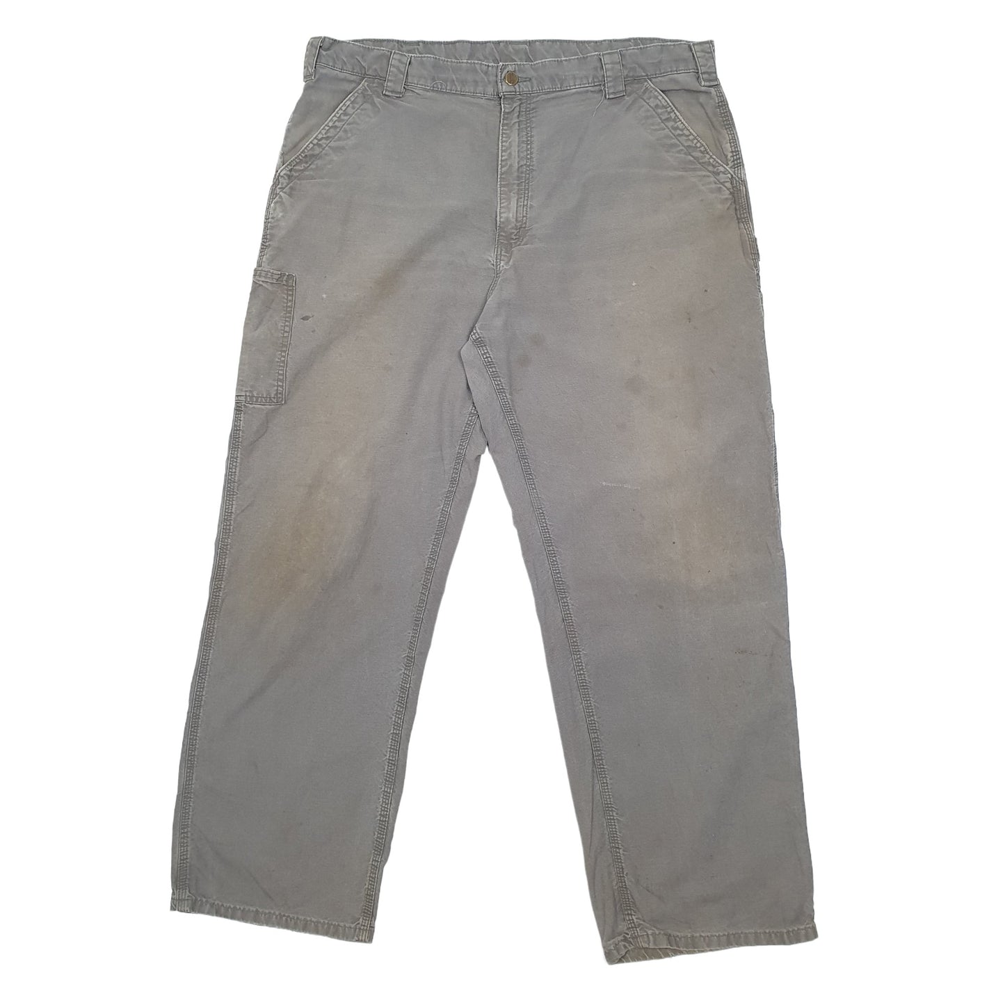 Mens Grey Carhartt  Carpenter Trousers
