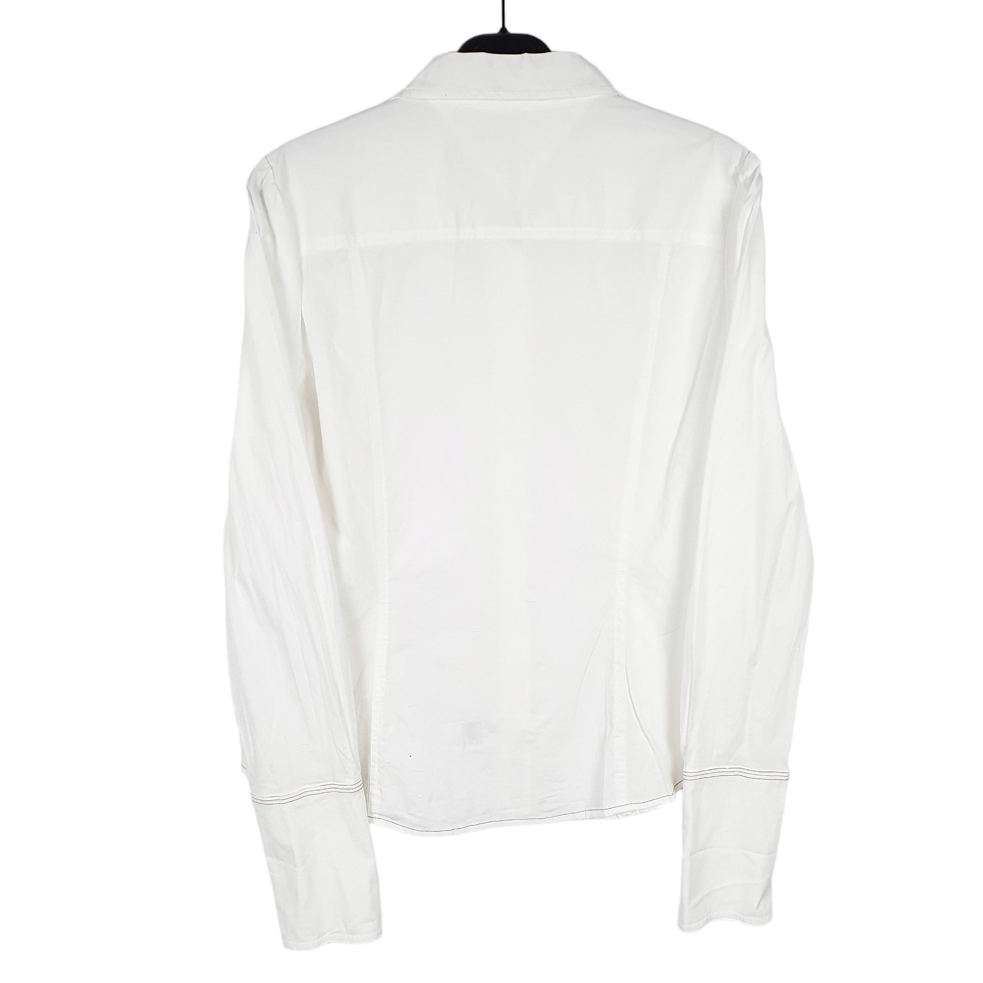 Womens White Tommy Hilfiger Stretch Long Sleeve Shirt