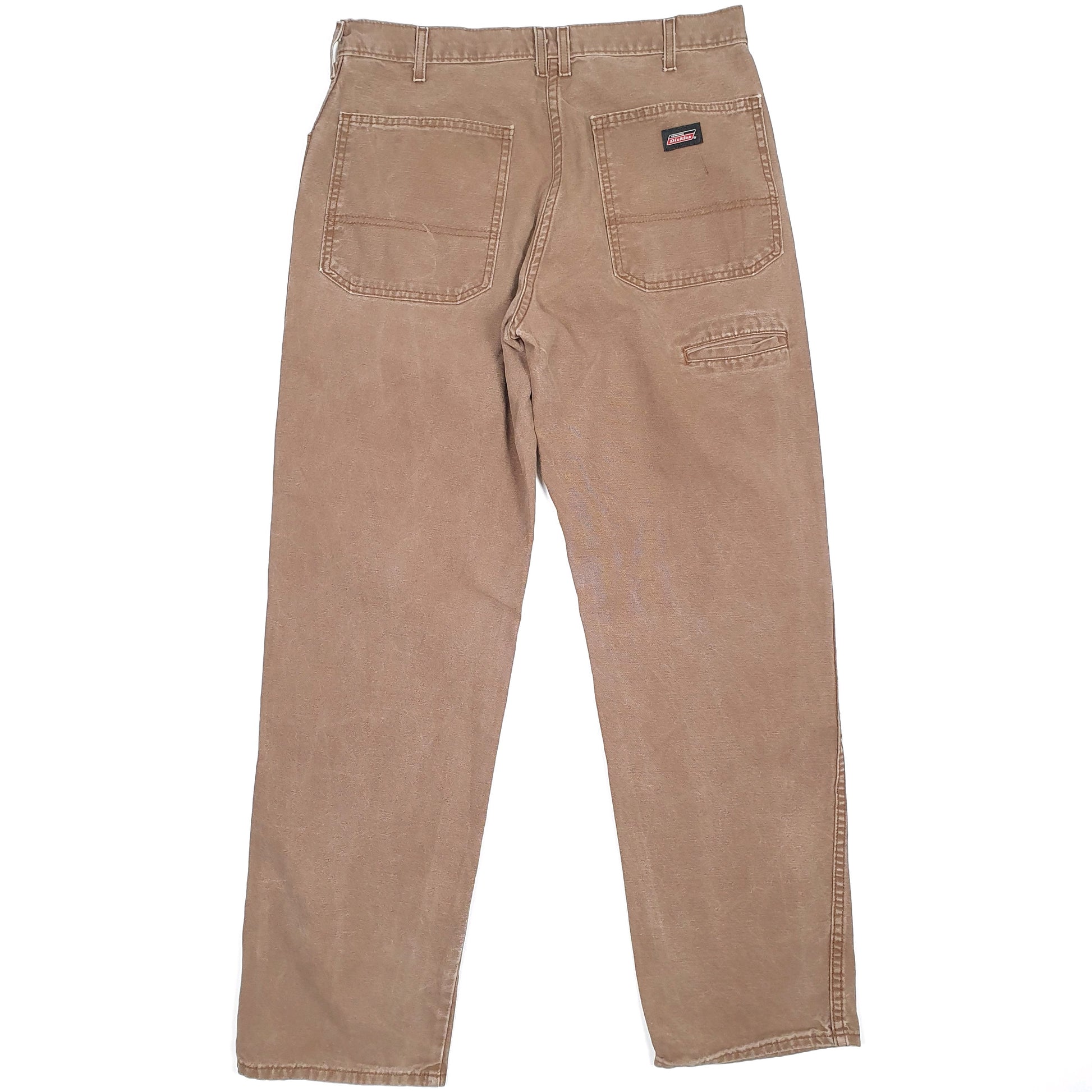 Mens Dickies Brown Carpenter Trousers W32 L31 Brown