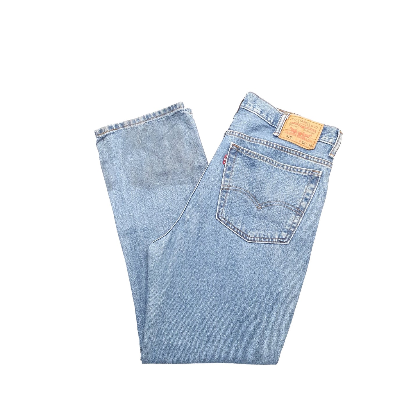 Levis 516 Straight Fit Jeans W36 L30 Blue