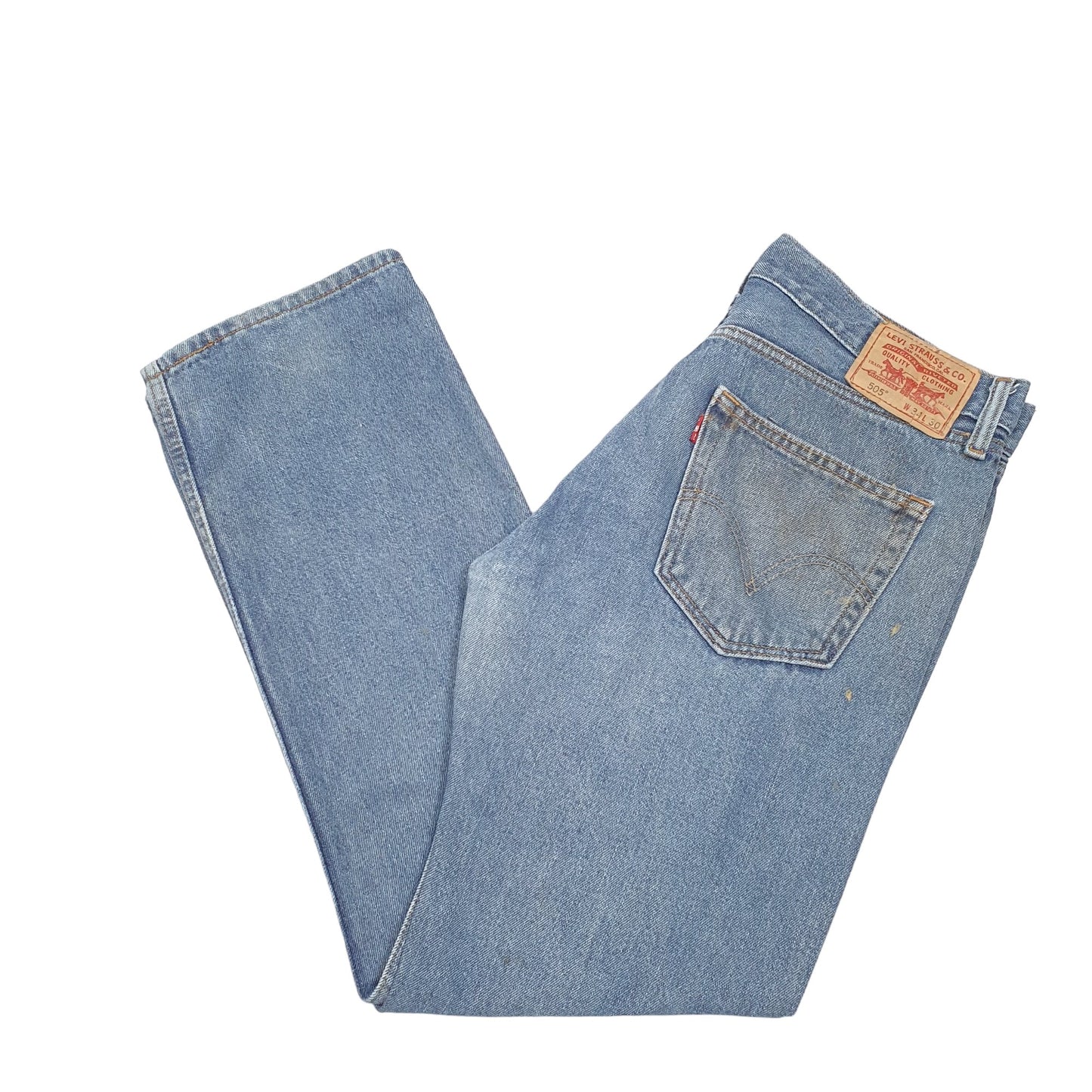 Mens Blue Levis  505 JeansW34 L30