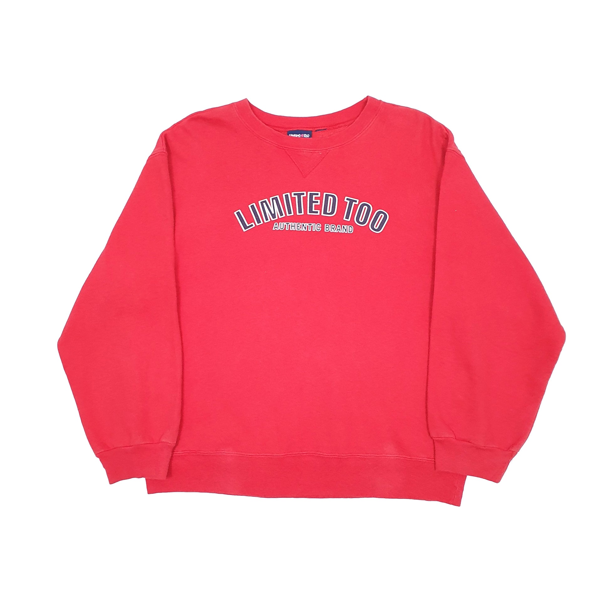 Red Limited Too Crewneck Jumper