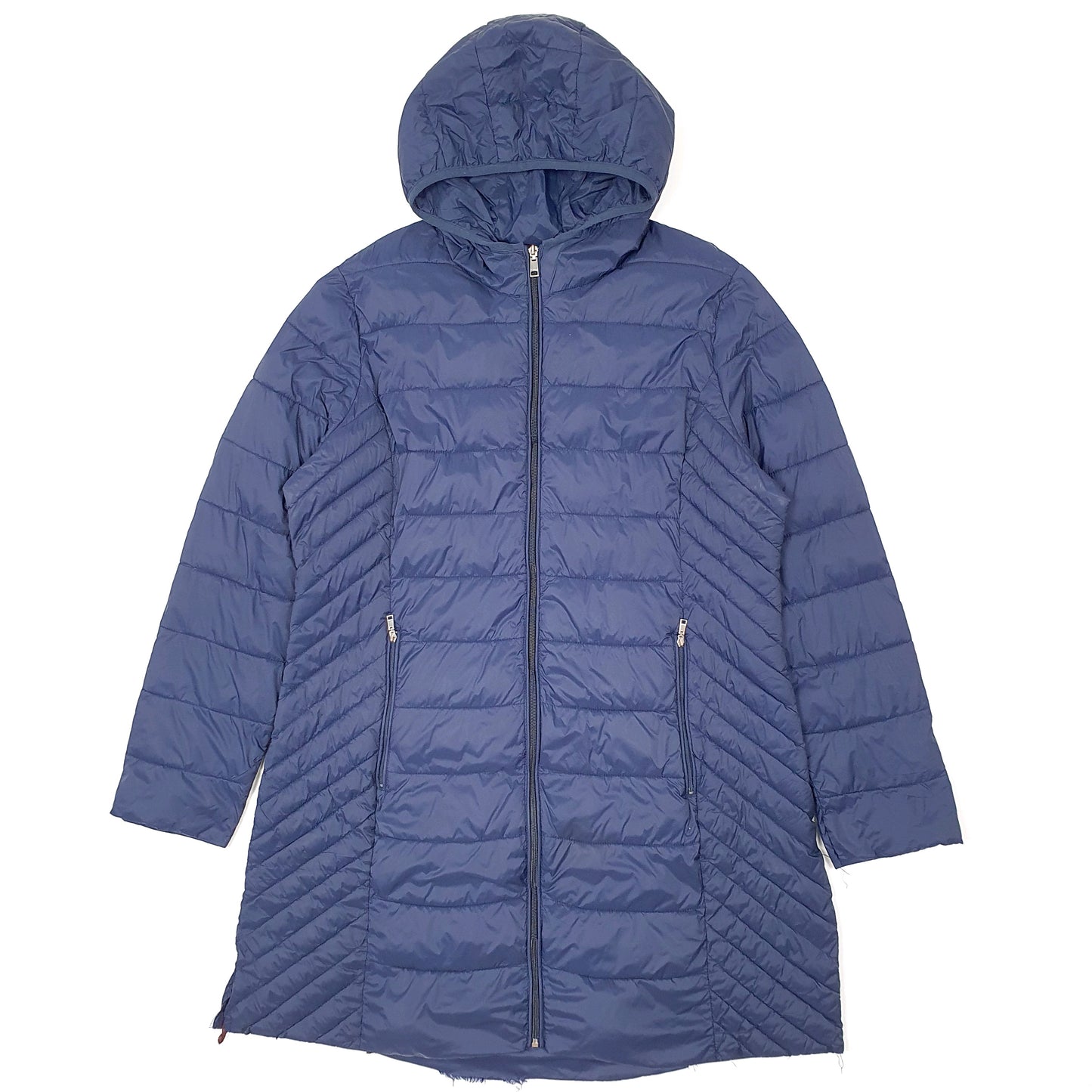 Womens Navy Tommy Hilfiger Parka Longline Hooded  Coat