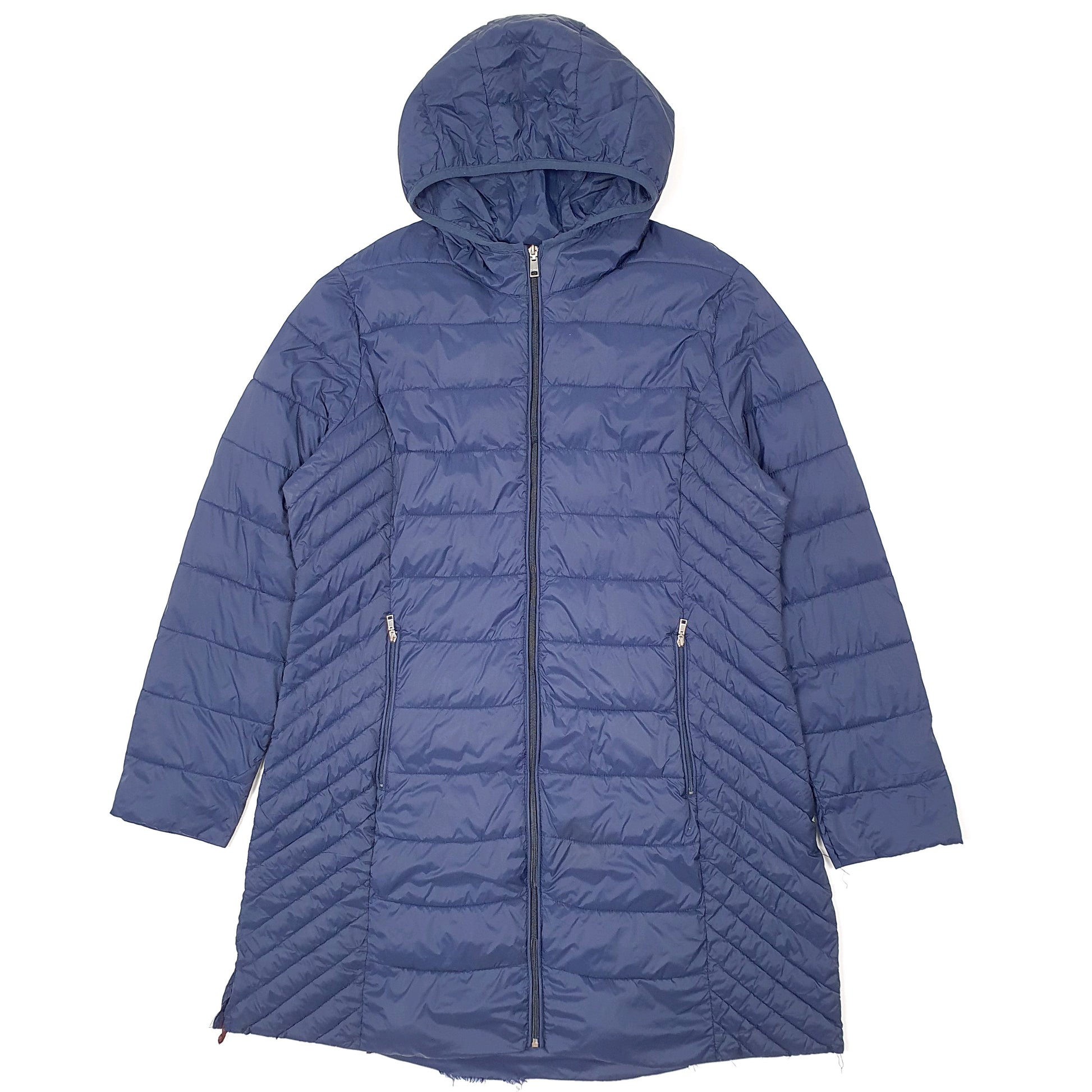 Womens Navy Tommy Hilfiger Parka Longline Hooded  Coat