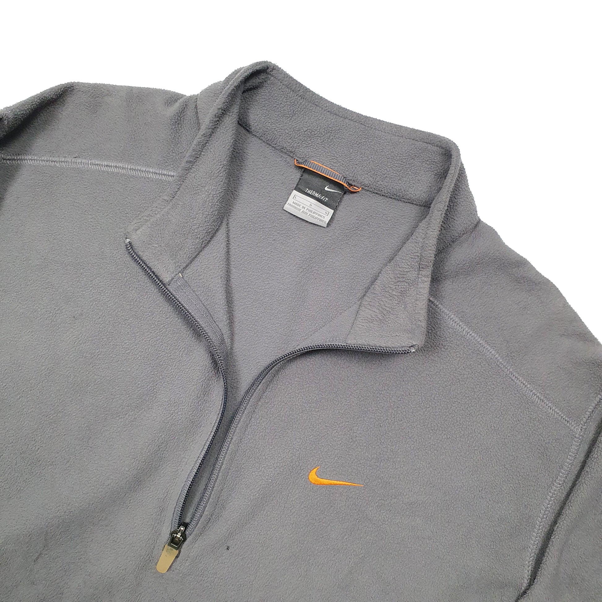 Nike Therma Fit Quarter Zip Fleece L Grey