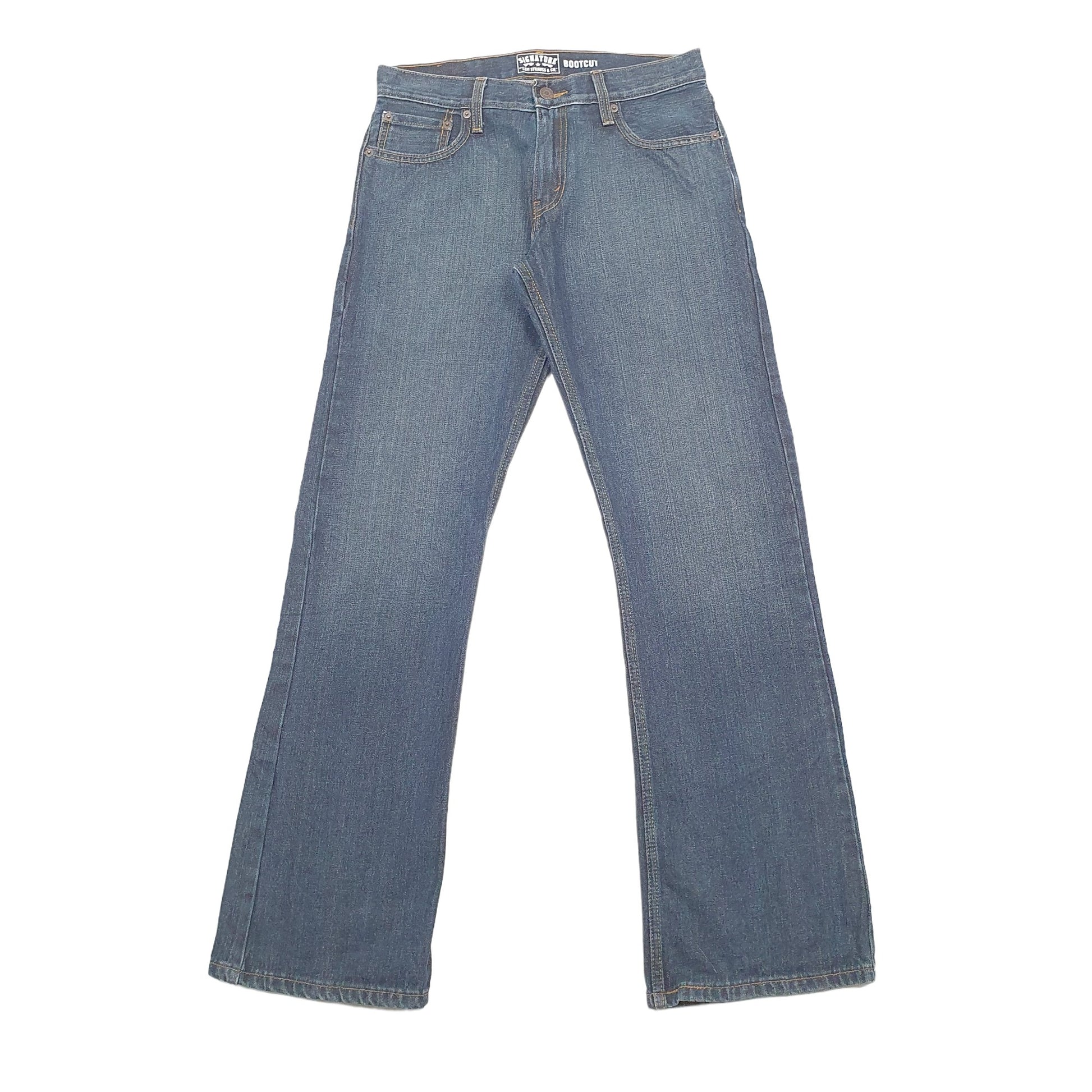 Levis Signature Bootcut Fit Jeans W31 L32 Blue