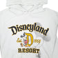 Mens White Disney Mickey Mouse Disneyland Hoodie Jumper