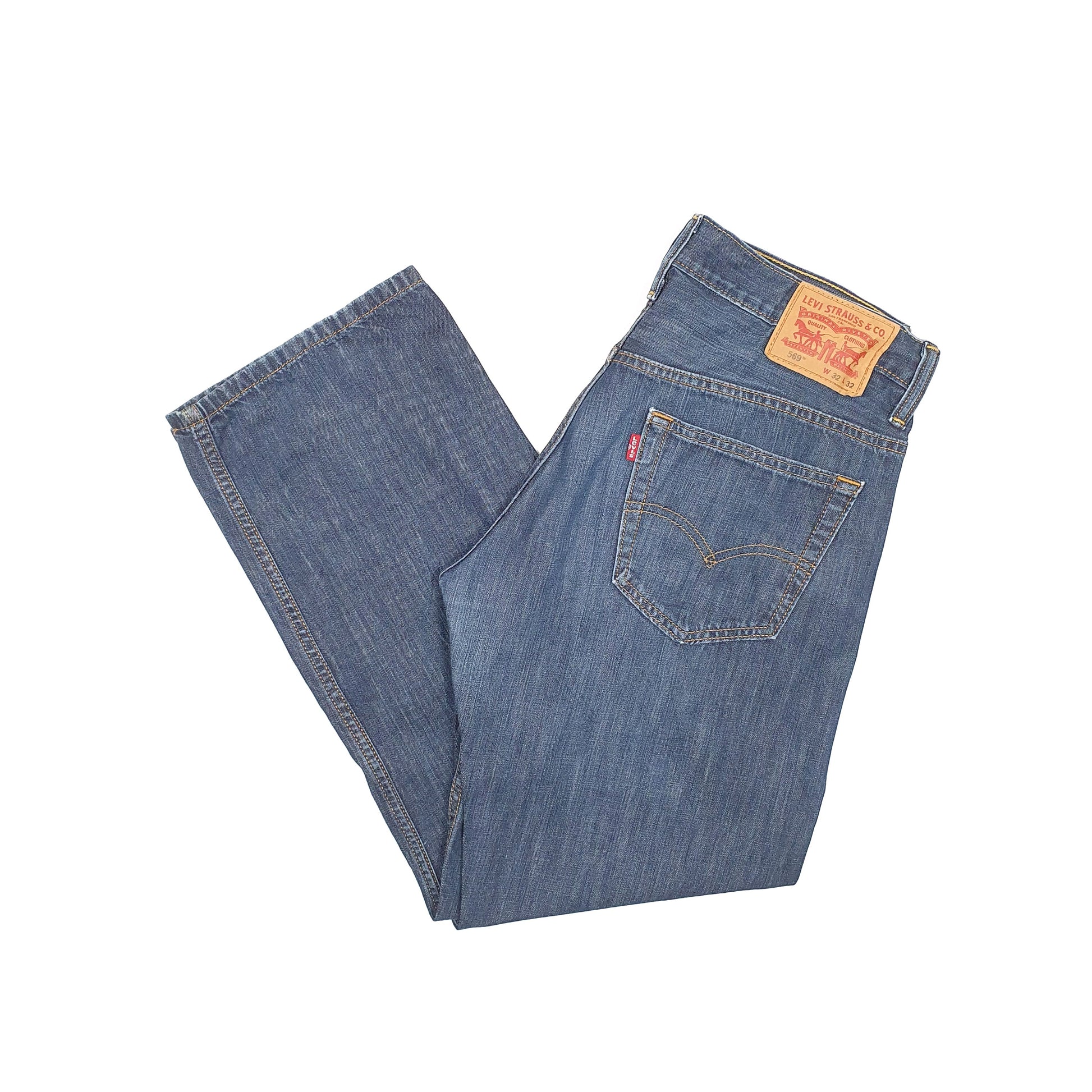 Levis 569 Loose Fit Jeans W32 L28 Blue