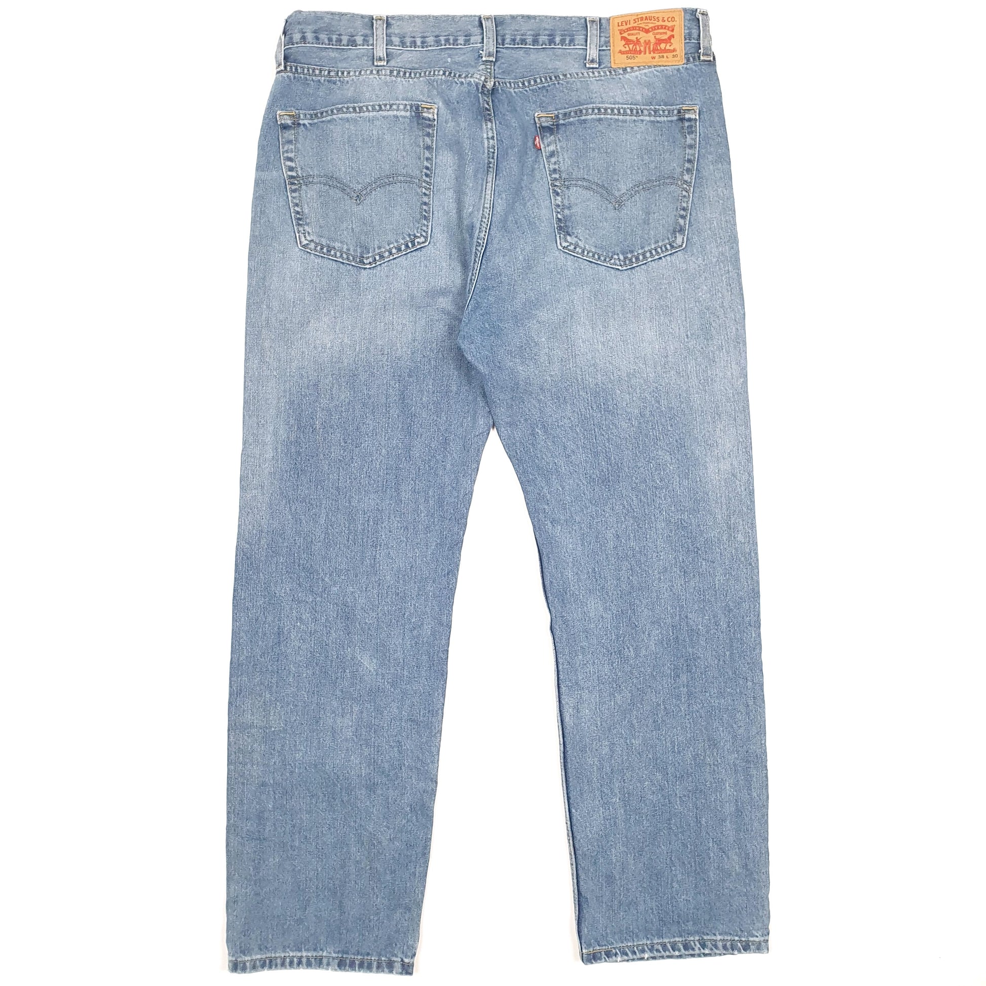 Levis 505 Regular Fit Jeans W38 L29 Blue