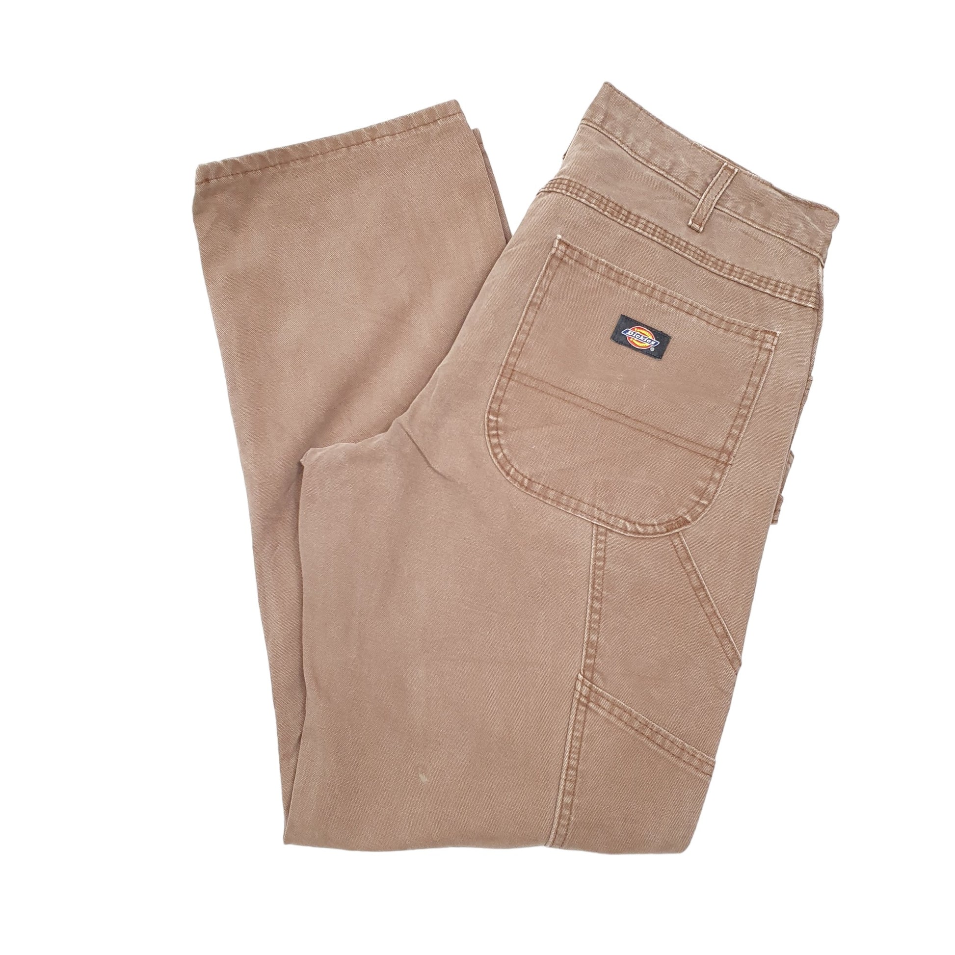 Mens Brown Dickies  Carpenter Trousers