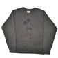 Mens Grey Disney Uniqlo Mickey Mouse Stands Crewneck Jumper