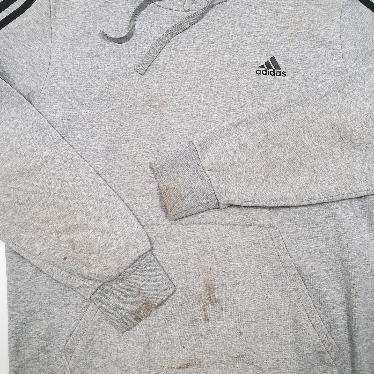 Mens Grey Adidas  Hoodie Jumper