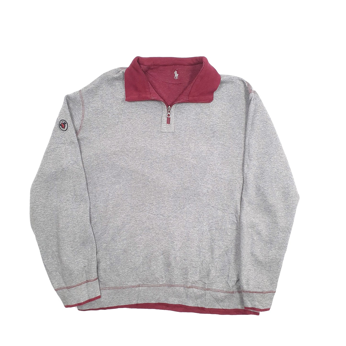 Polo Ralph Lauren Reversable Quarter Zip XXL Burgundy