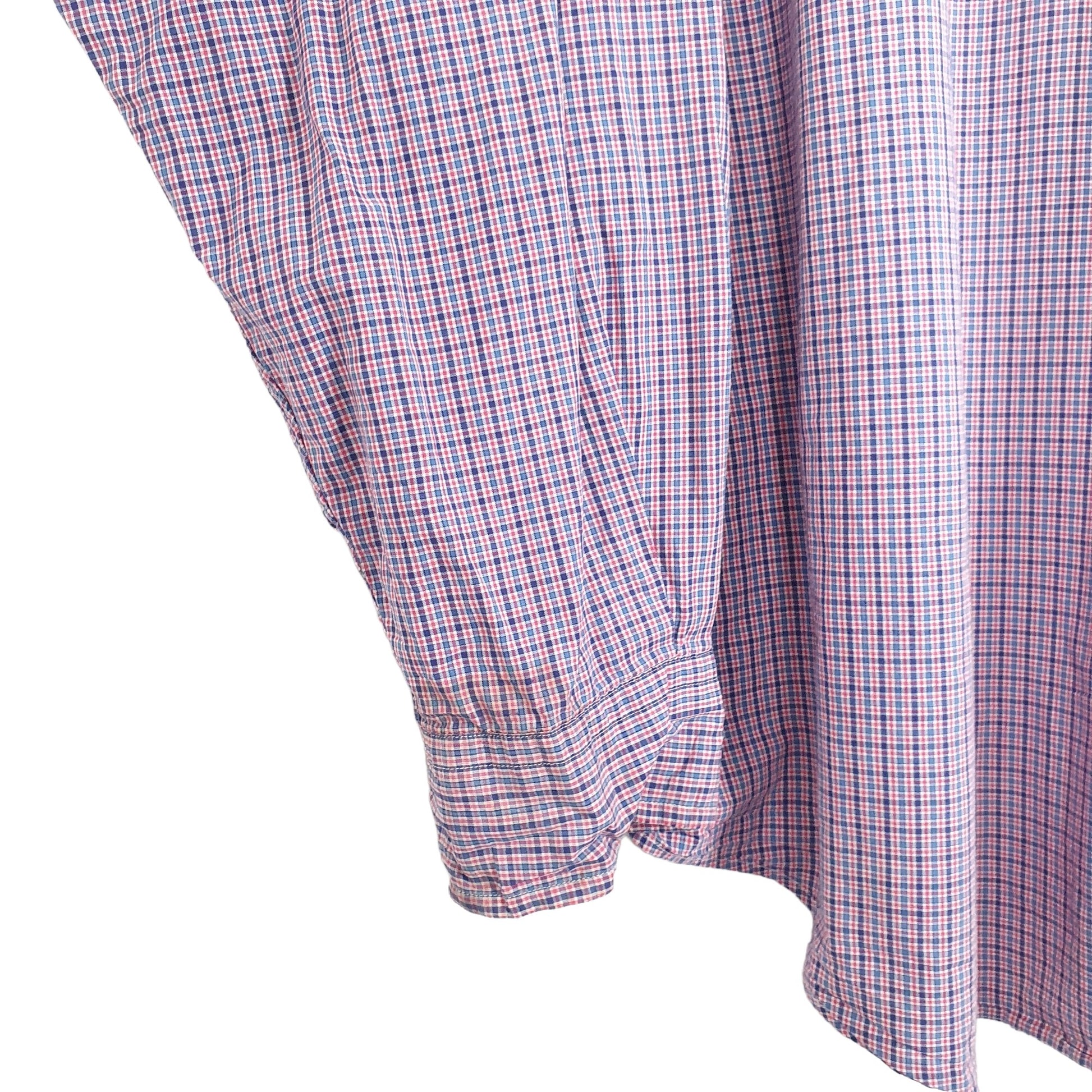 Ralph Lauren Long Sleeve Blake Fit Check Shirt Red