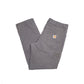 Mens Carhartt Grey Carpenter Trousers W36 L32 Grey