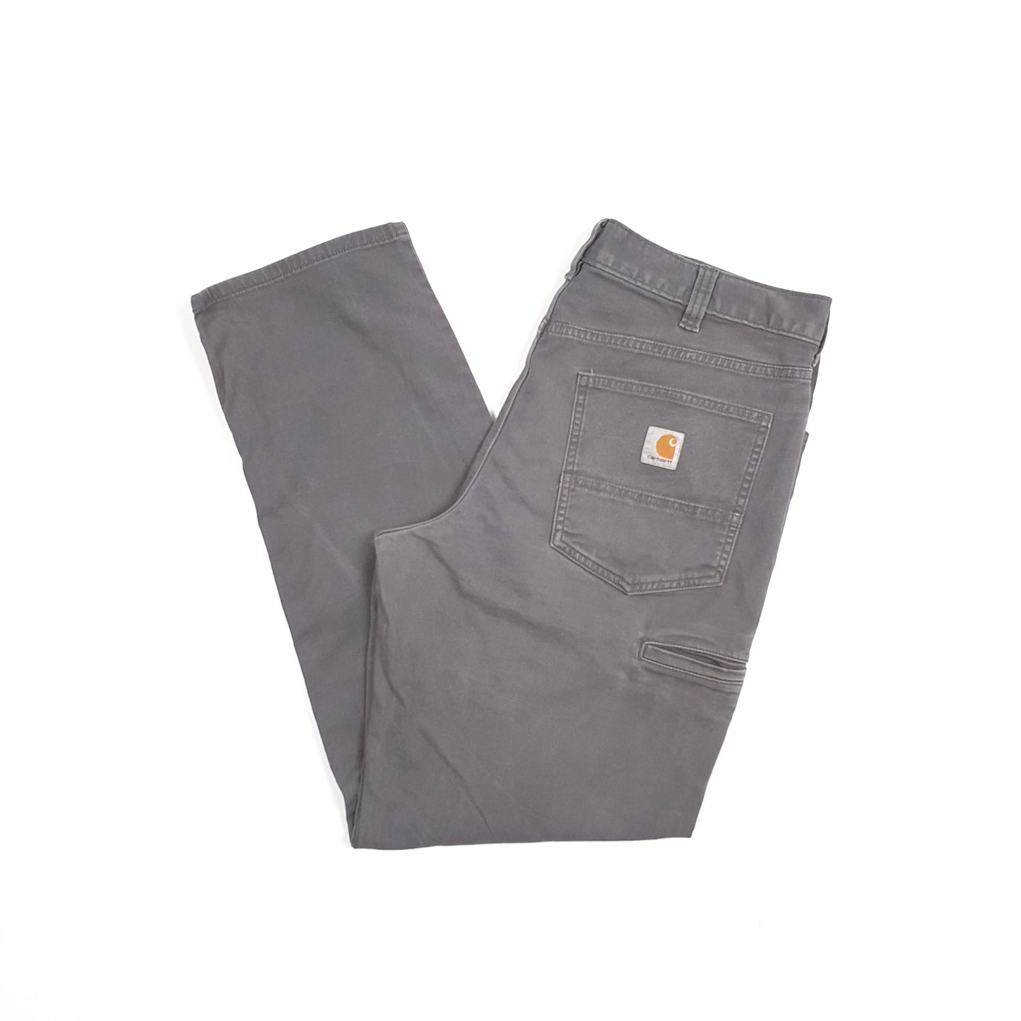 Mens Carhartt Grey Carpenter Trousers W36 L32 Grey