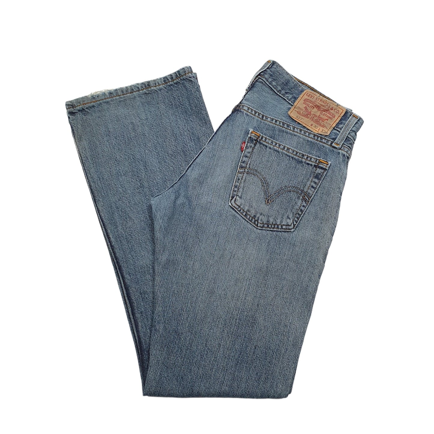 Levis 527 Bootcut Fit Jeans W30 L32 Blue
