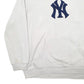 Womens Grey Adidas New York Yankees Baseball Hoodie Jumper
