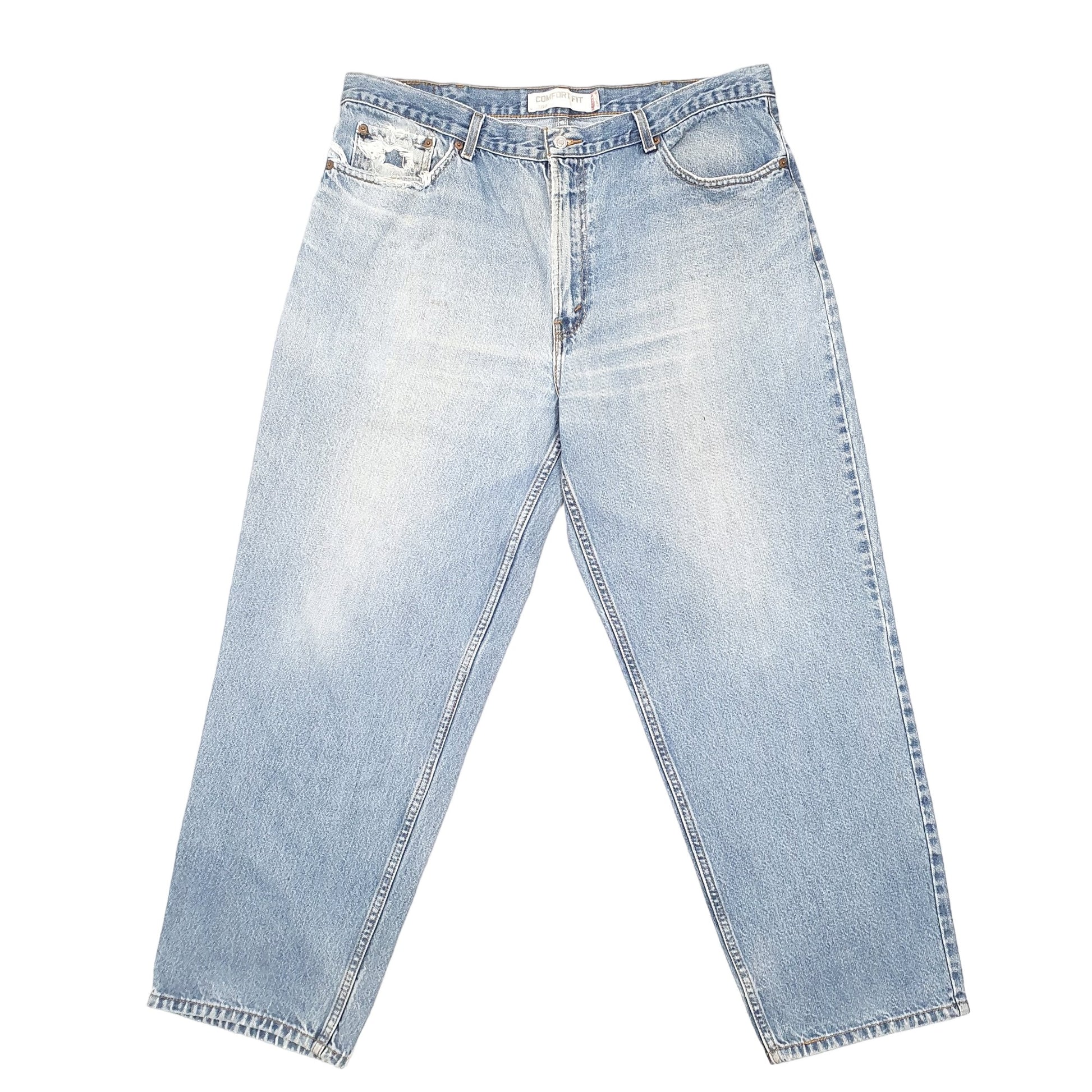 Mens Blue Levis Comfort 560 JeansW40 L30