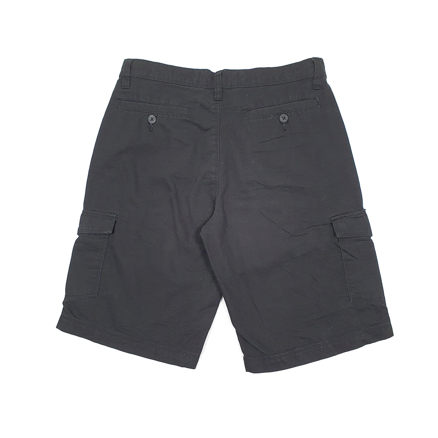 West 49 Black Cargo Workwear Shorts W30