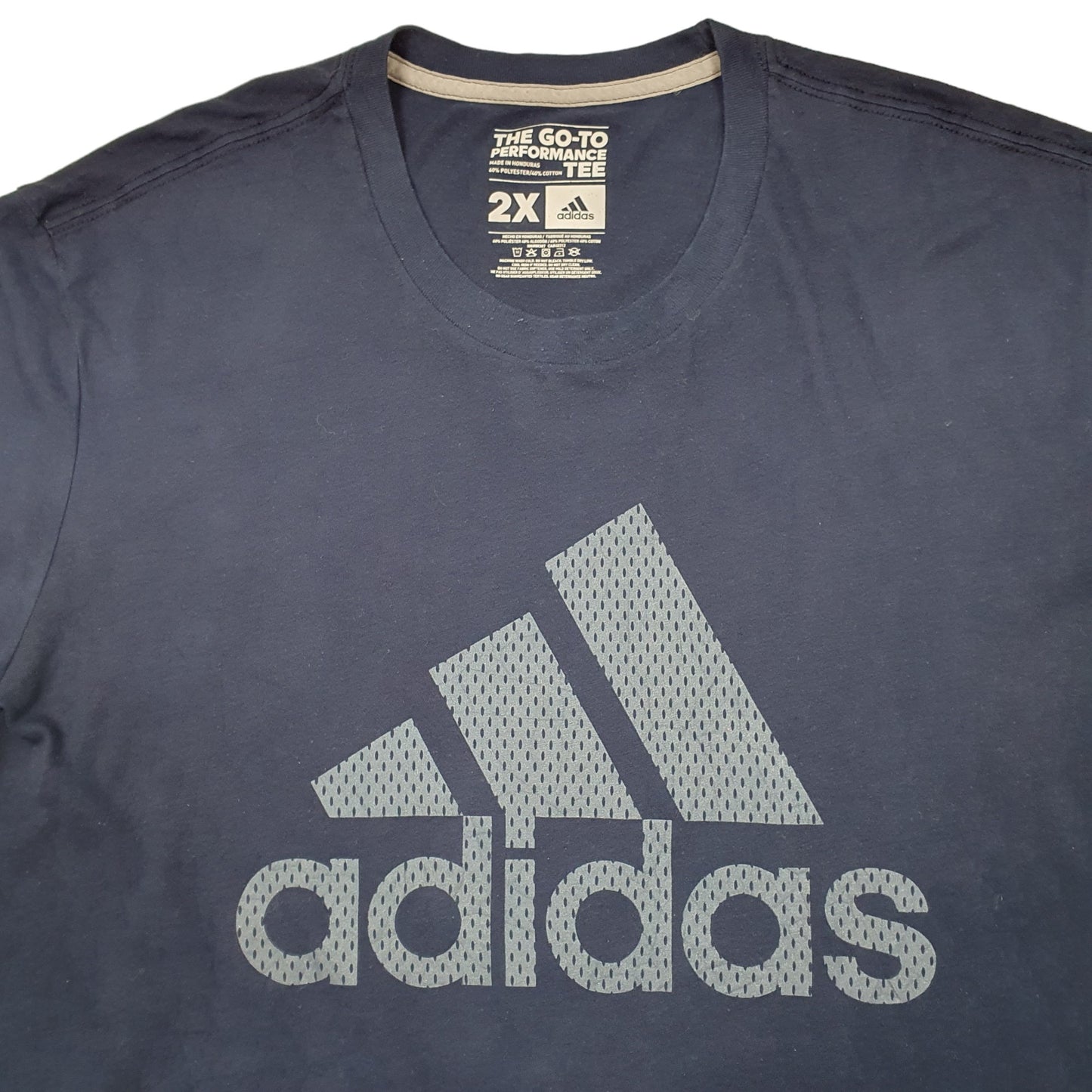 Adidas Short Sleeve T Shirt Navy