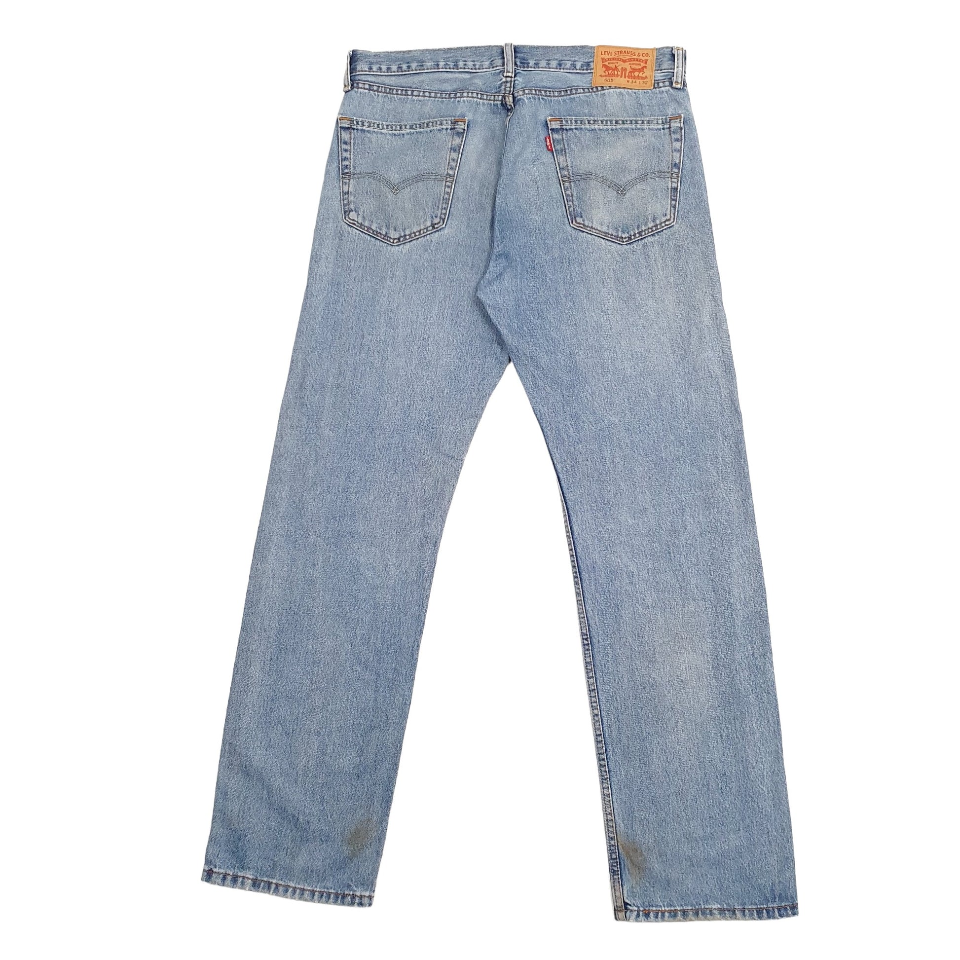 Mens Blue Levis  505 JeansW35 L32