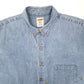 Mens Blue Dickies Denim Workwear Shacket Long Sleeve Shirt