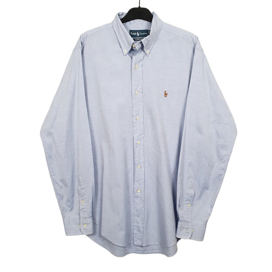 Mens Blue Ralph Lauren  Long Sleeve Shirt