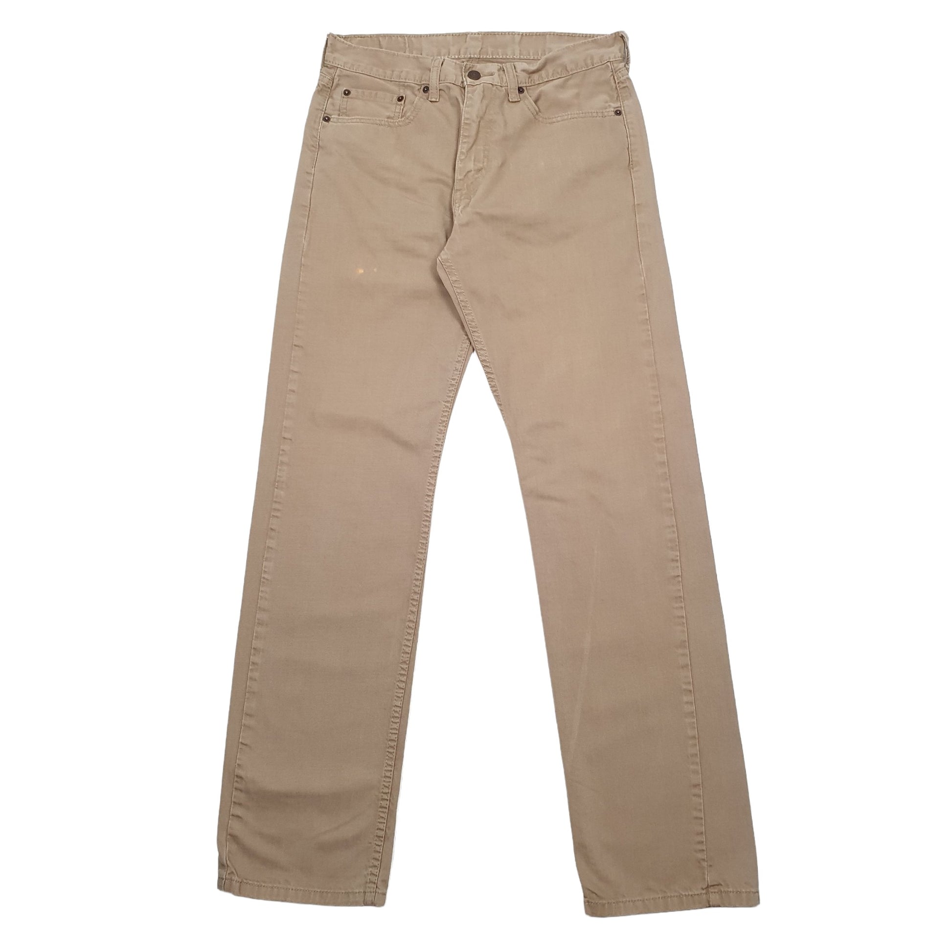 Levis 505 Regular Fit Jeans W32 L34 Brown