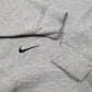 Mens Grey Nike Swoosh Hoodie Jumper