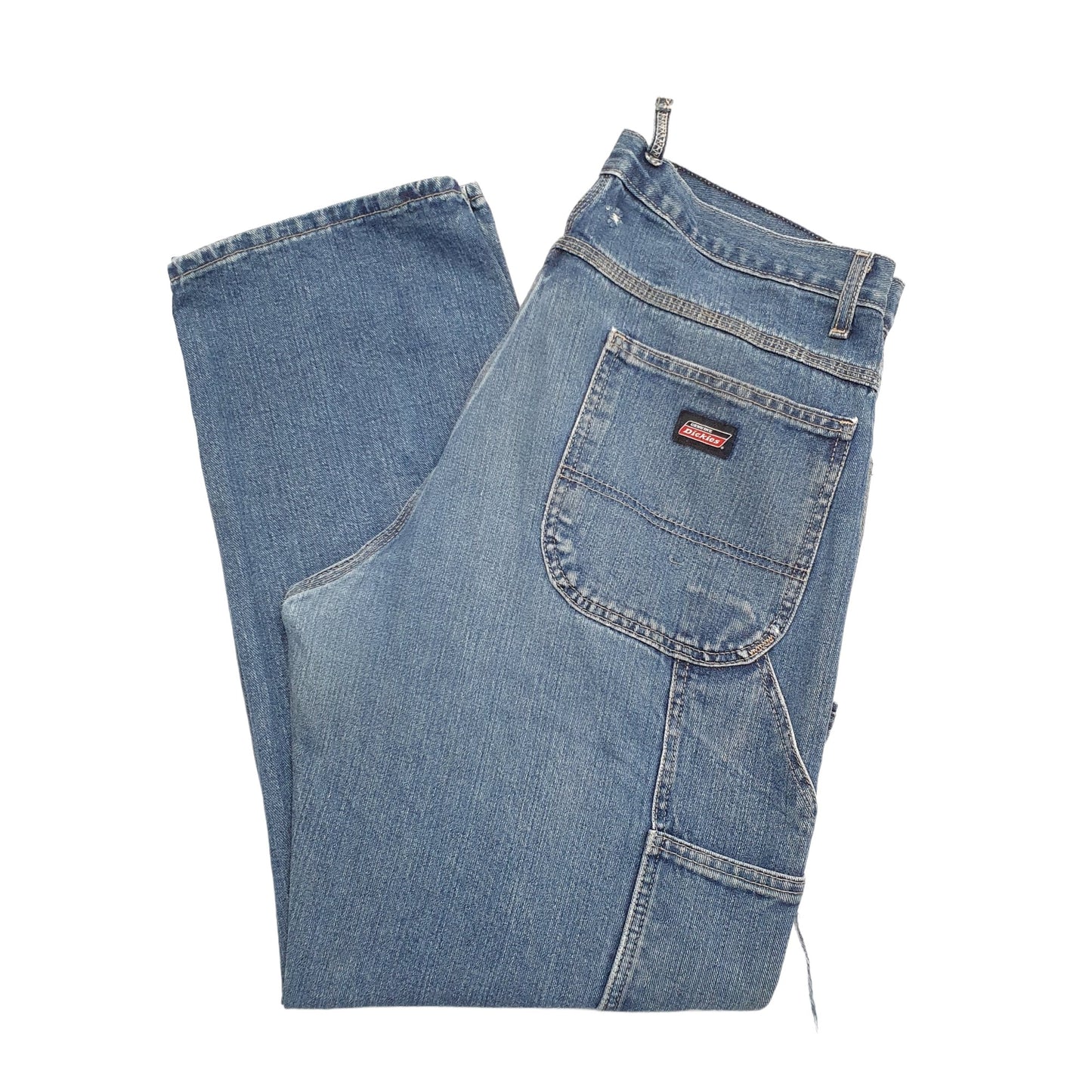 Mens Blue Dickies  Carpenter Trousers