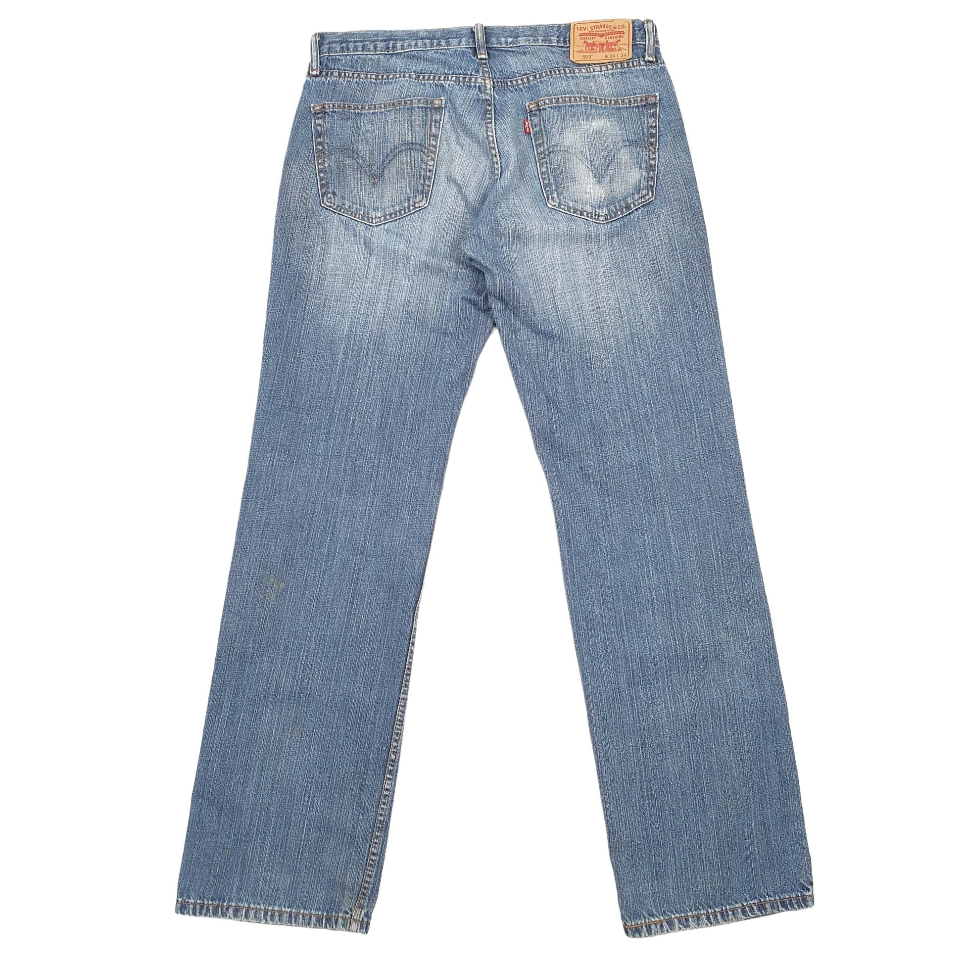 Levis 559 Relaxed Fit Jeans W34 L33 Blue