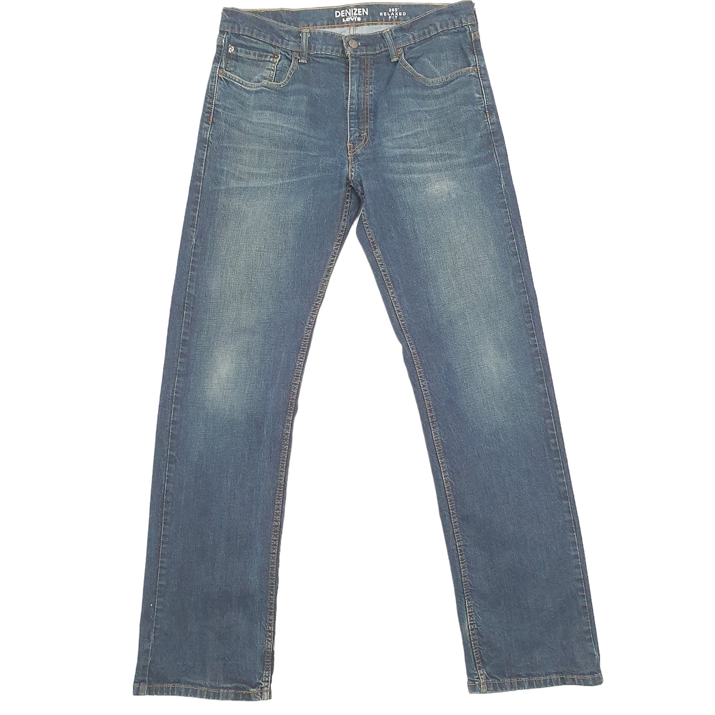 Levis Denizen Regular Fit Relaxed Jeans W34 L34 Blue