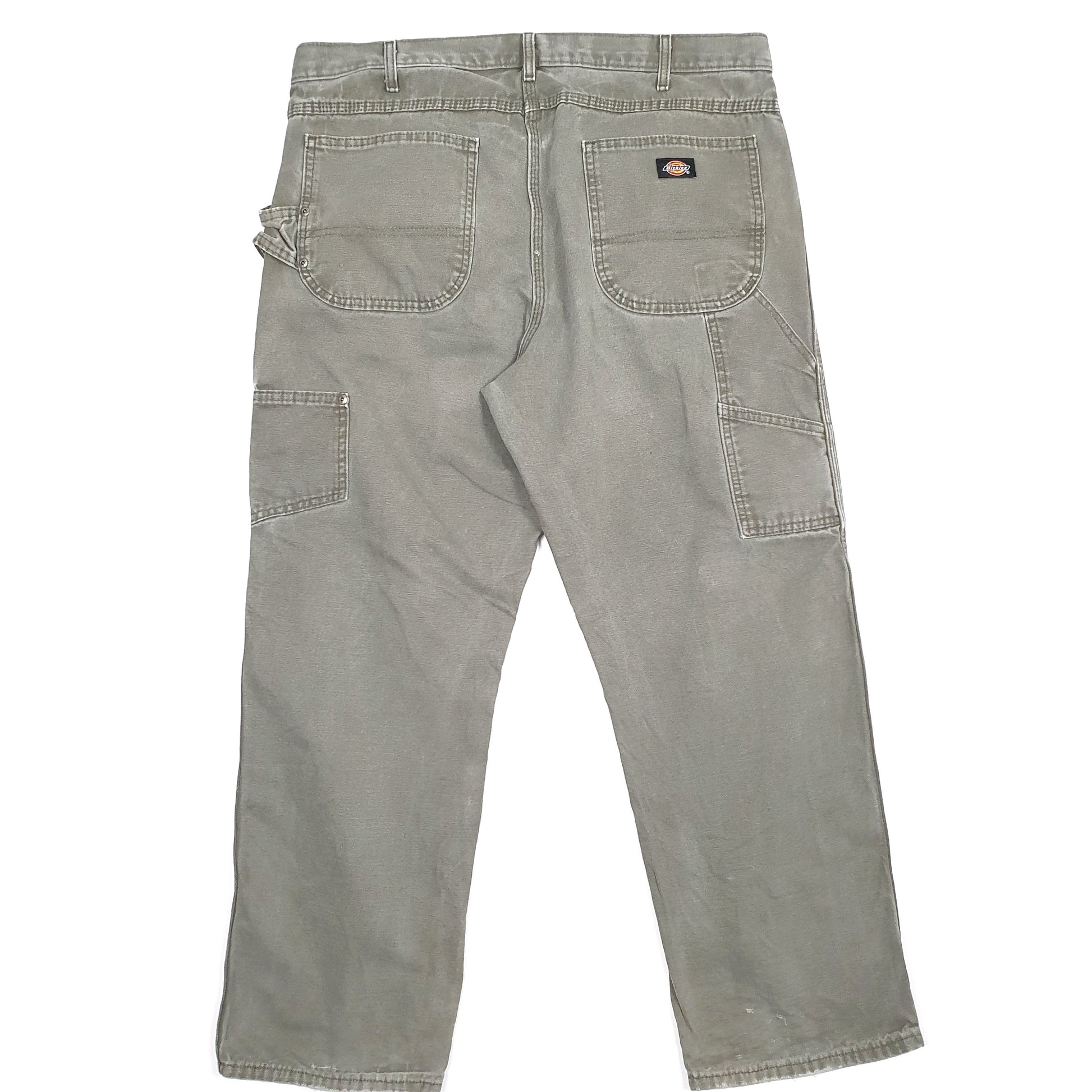 Mens Dickies Green Carpenter Trousers W38 L30 Green