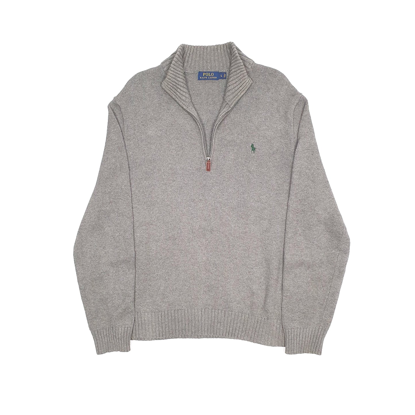 Polo Ralph Lauren Knit Quarter Zip L Grey