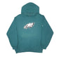 Mens Green Reebok NFL Philadelphia Eagles USA Football Hoodie Jumper