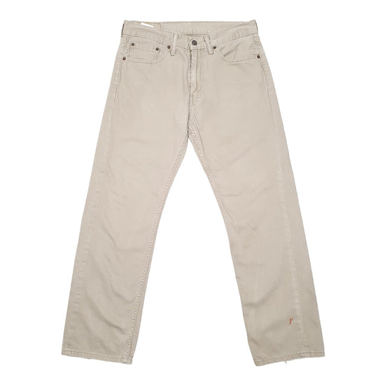 Mens Beige Levis  505 JeansW32 L30