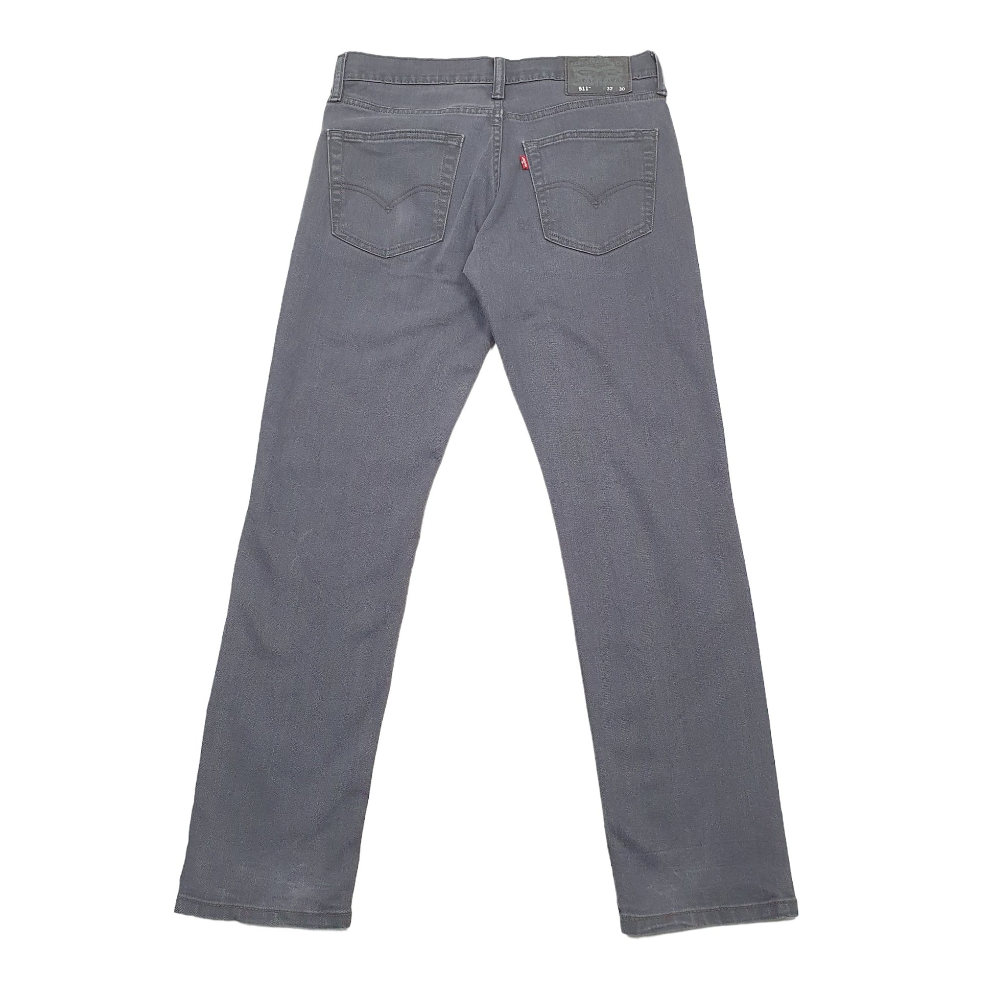 Levis 511 Slim Fit Jeans W32 L30 Grey