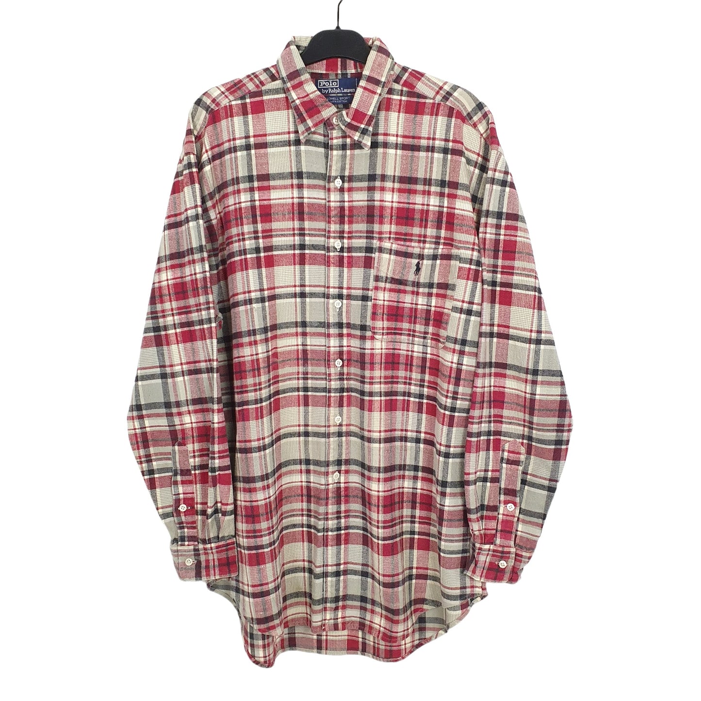 Ralph Lauren Long Sleeve Regular Fit Check Shirt Red