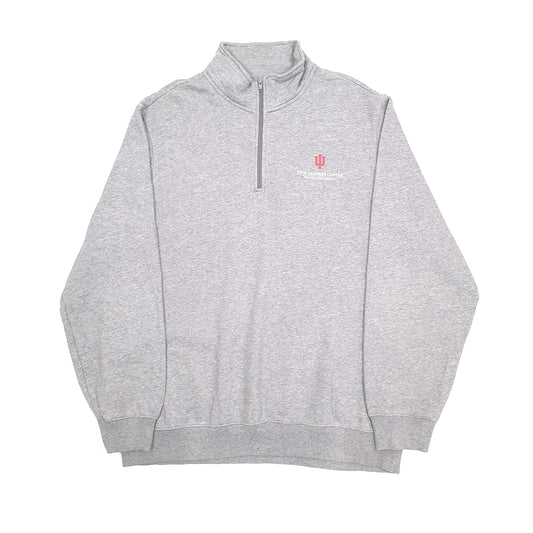 Sport Tek USA College Quarter Zip XL Grey