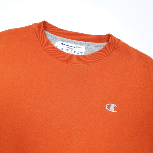 Mens Orange Champion Eco Sweatshirt Jumper