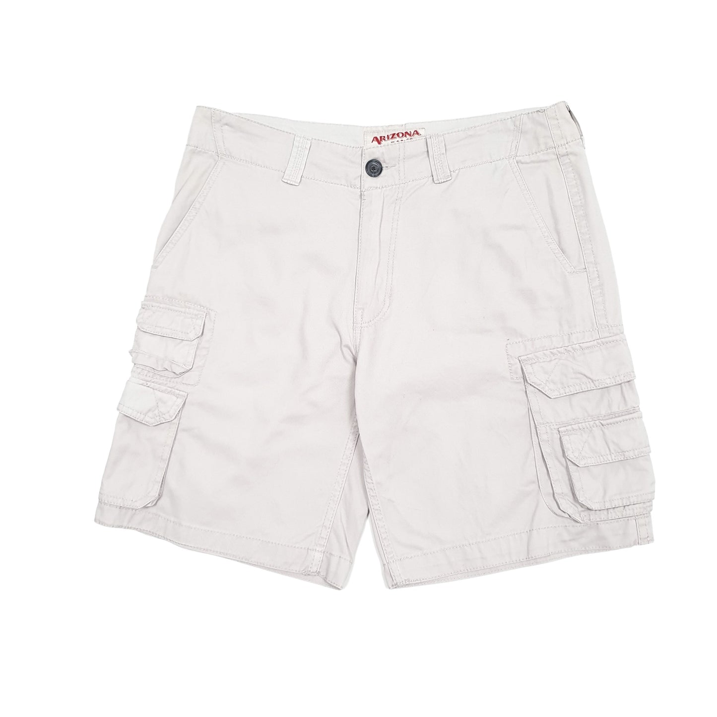 Mens Beige Arizona Jean Co  Cargo Shorts