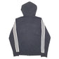 Mens Black Adidas  Full Zip Jumper