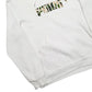 Mens White Puma Spellout Hoodie Jumper