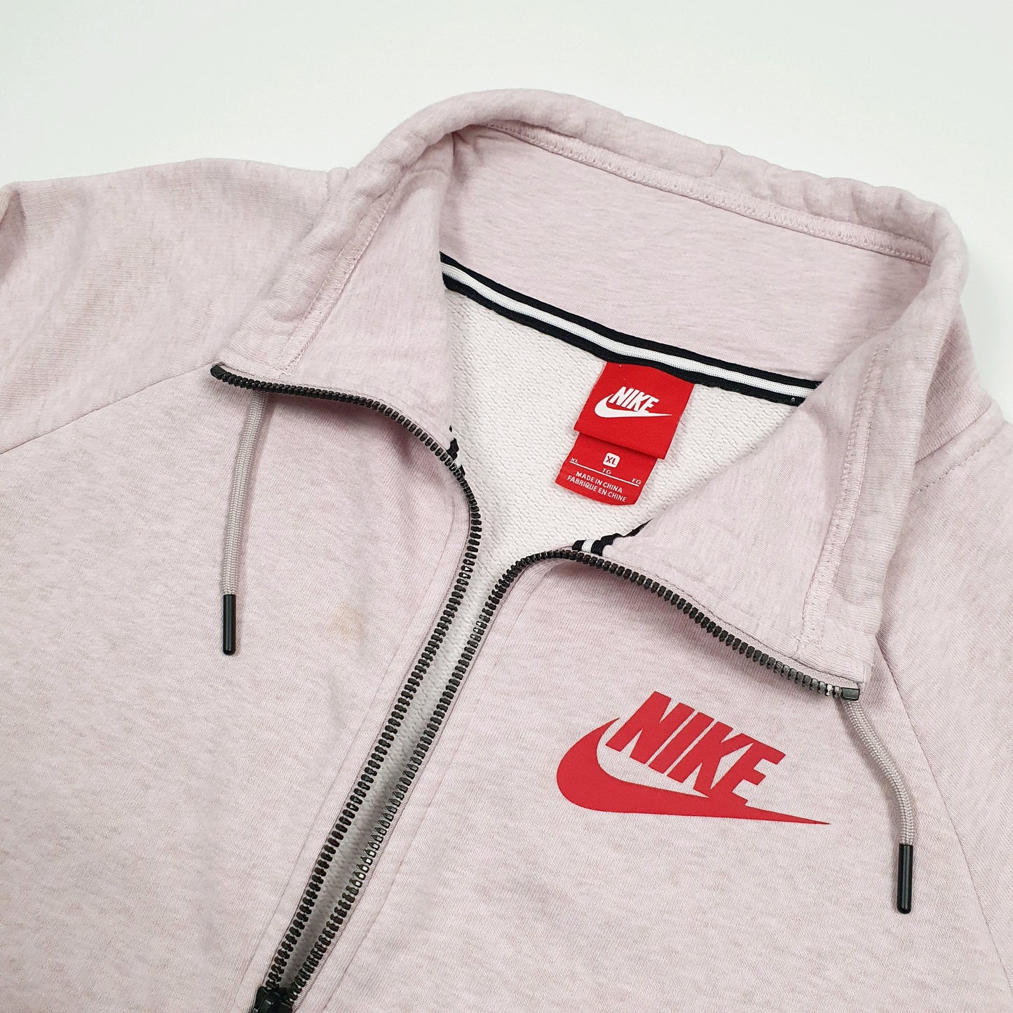 Nike Spellout Quarter Zip XL Pink