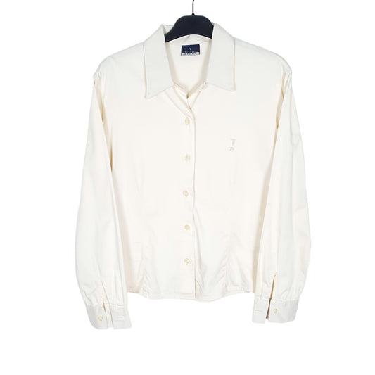 Trussardi Long Sleeve Regular Fit Shirt Cream